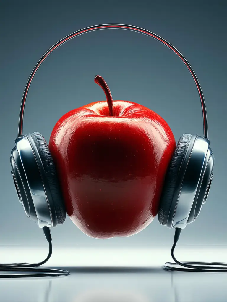 260726_Silence_Subject_-_a_red_apple_inserted_into_headphones_placed_on_a_wh_783391b3-0ba5-4e24-85d6-8cb1da99e1c3_3